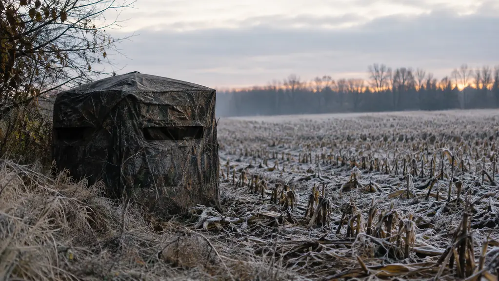 A Cold Morning in the Ameristep Caretaker With Tucker